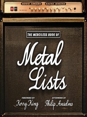 cover image of The Merciless Book of Metal Lists